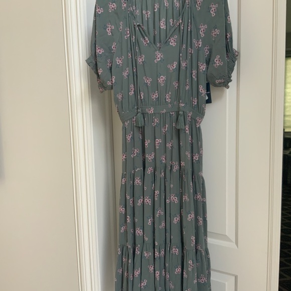 Lucky Brand Boho Smocked Waist Maxi Dress - Picture 9 of 9